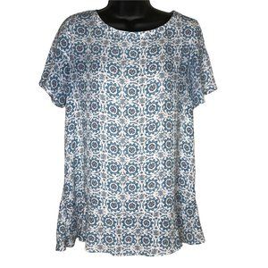 LOFT Short Sleeve Tulip Back Top Size XS